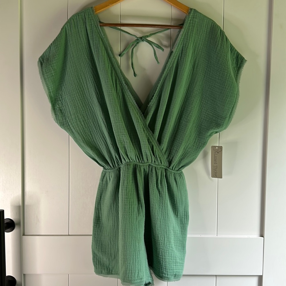 Big Water Blue Sky Boutique Romper Sz S